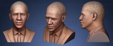 3D мадэль Барак Обама (STL)